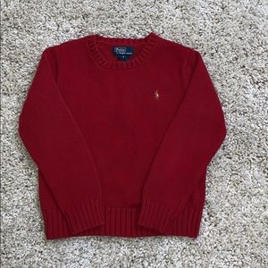 Red Ralph Lauren sweater